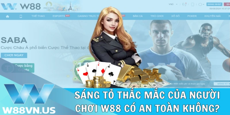 Giải đáp chi tiết thắc mắc W88 có an toàn không?