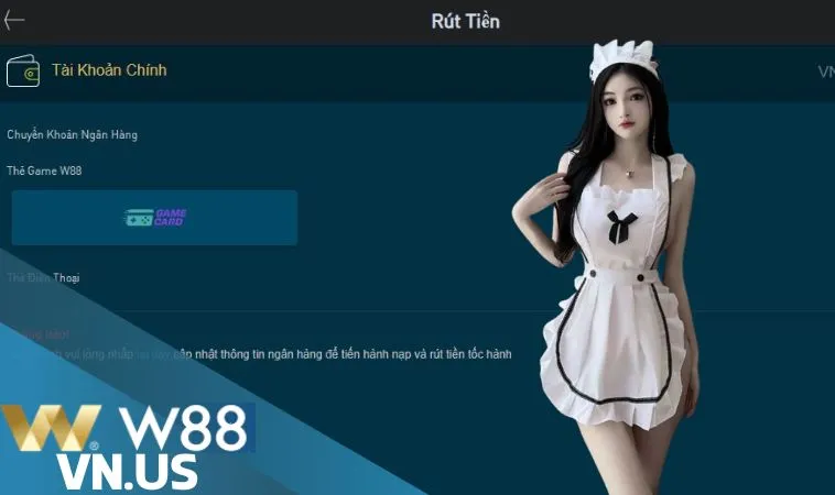 Tại sao nên rút tiền thẻ Game W88 phí bằng 0%?